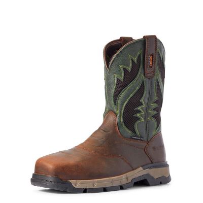 Ariat Rebar Flex Western - Werkschoenen Bruin Heren - 33908-152